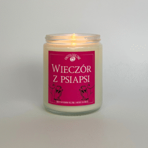 Wieczór z Psiapsi – świeca sojowa (250 ml)