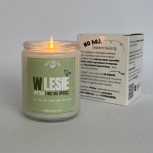 Jestem w lesie, i nic nie muszę! – świeca sojowa (250 ml)