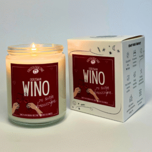 Ogrzewam wino, ze swoją dziewczyną – świeca sojowa (250 ml)