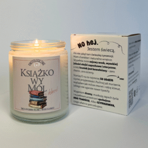 Mól książkowy. I dobrze! – świeca sojowa (250 ml)