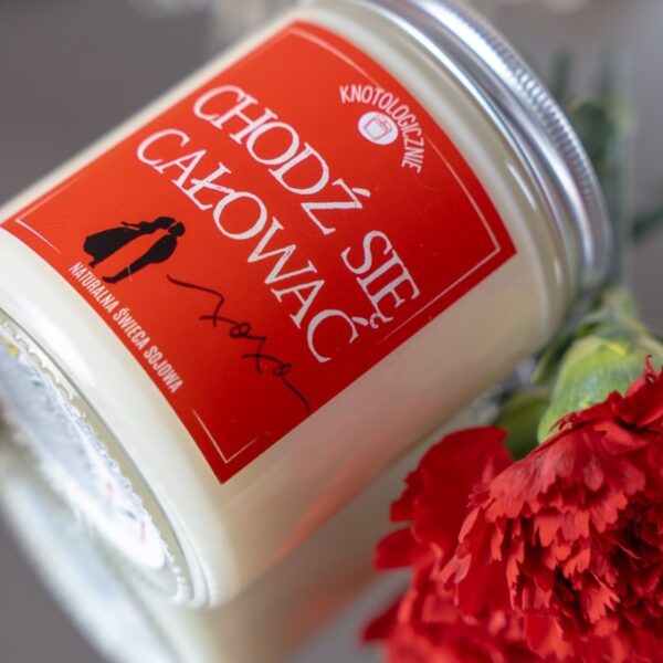 Świece romantyczne: Chodź się całować – świeca sojowa (250 ml)