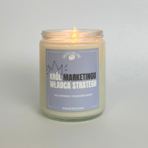 Król Marketingu władca strategii – świeca sojowa (250 ml)
