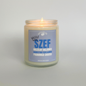 Szef naczelny wizjoner – świeca sojowa (250 ml)