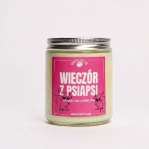 Wieczór z Psiapsi – świeca sojowa (250 ml)