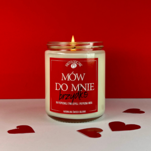 Mów do mnie brzydko – świeca sojowa (250 ml)