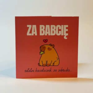 Kartka – Za babcię