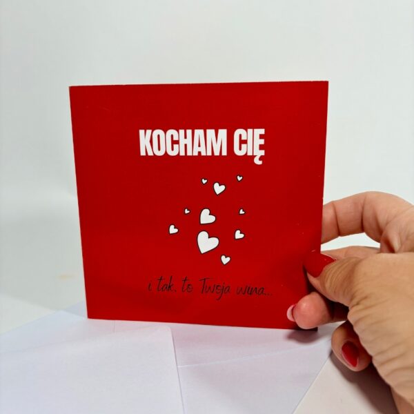 Kartka – Kocham Cię i tak, to Twoja wina — Knotologicznie_kartki4