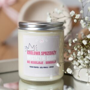 Królowa sprzedaży mistrzyni gadki – świeca sojowa (250 ml)