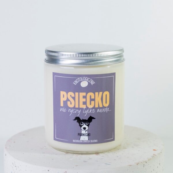 Dla Zwierzolubów: Psiecko – świeca sojowa (250 ml)