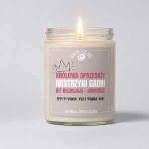 Królowa sprzedaży mistrzyni gadki – świeca sojowa (250 ml)
