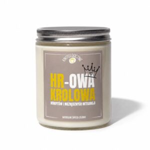 HR-owa Królowa benefitów i niezręcznych integracji – świeca sojowa (250 ml)