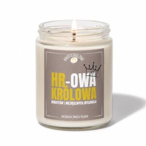 HR-owa Królowa benefitów i niezręcznych integracji – świeca sojowa (250 ml)