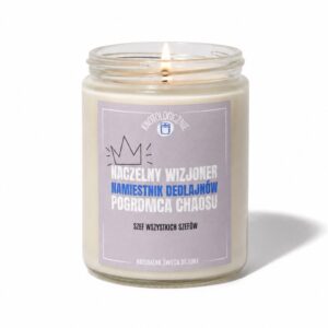Szef naczelny wizjoner – świeca sojowa (250 ml)