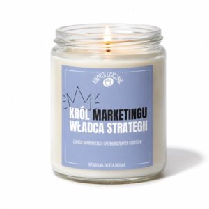 Król Marketingu, władca strategii – świeca sojowa (250 ml)