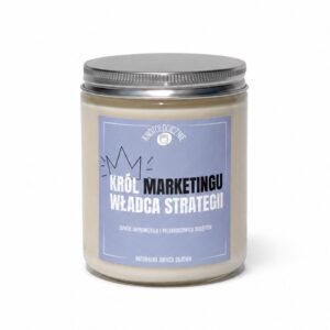 Król Marketingu, władca strategii – świeca sojowa (250 ml)