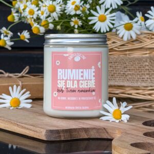 Rumienię się dla Ciebie – świeca sojowa (250 ml)