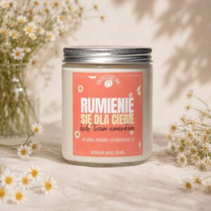 Rumienię się dla Ciebie – świeca sojowa (250 ml)