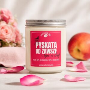 Pyskata od zawsze i fajna w chuj – świeca sojowa (250 ml)
